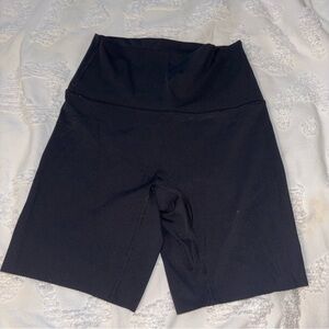 Black High-Waisted Biker Shorts offline by aerie